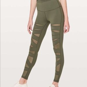 Lululemon High Rise Mesh Pattern Wunder Unders